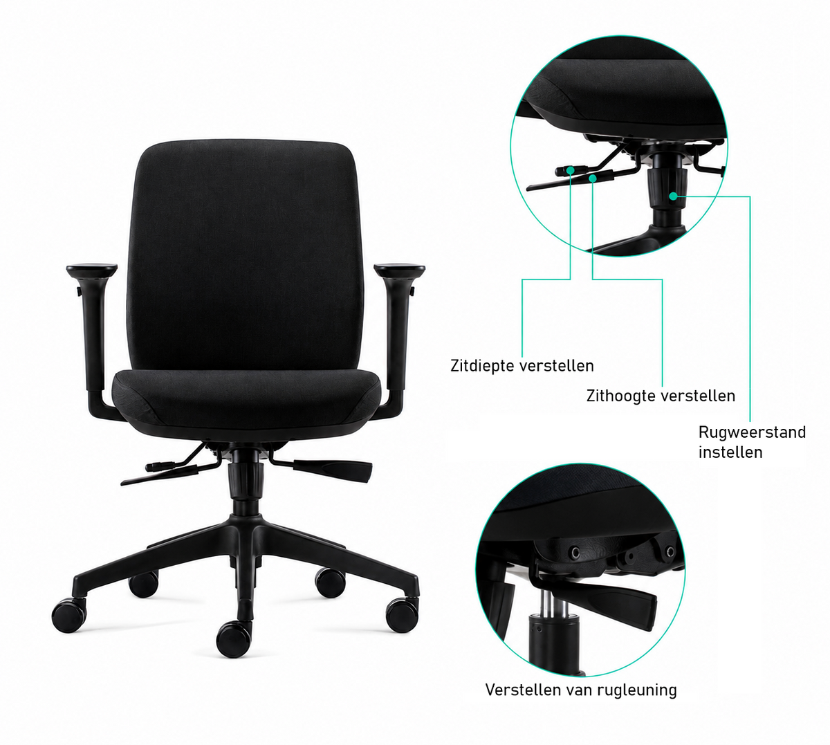 BENS 917-Ergo-4 Zwart