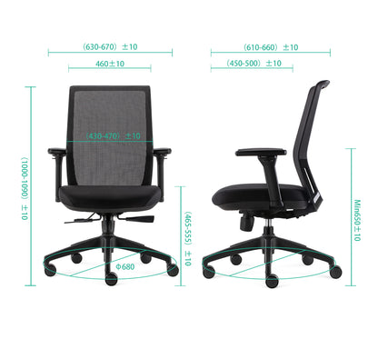 BENS 837-Ergo-4 Zwart