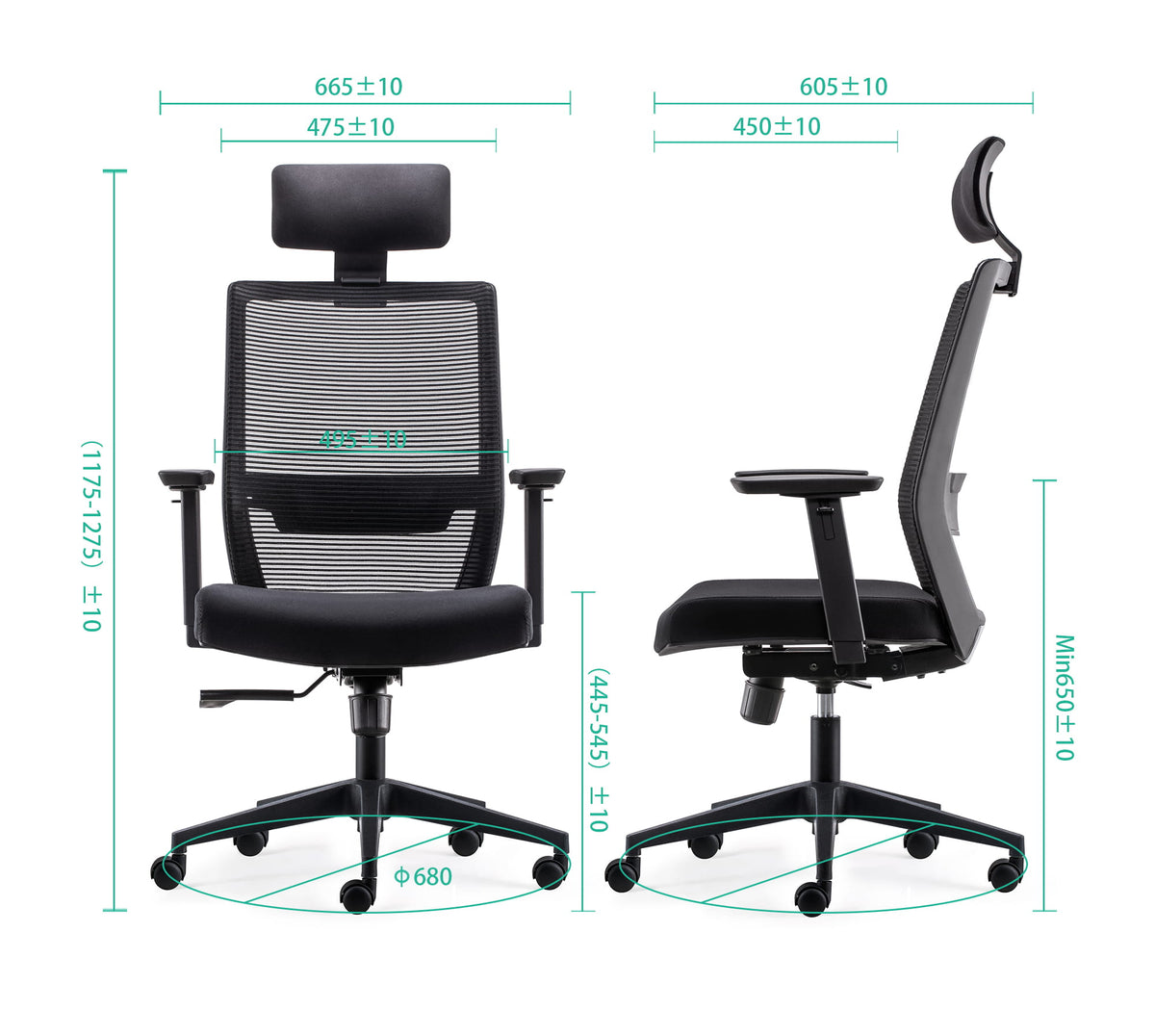 BENS 851H-Eco-2 Zwart
