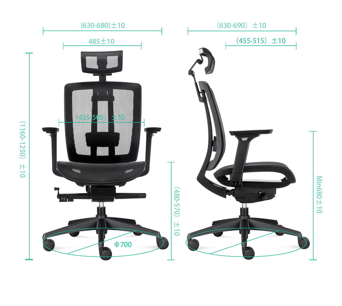 BENS 816-Ergo-3 Zwart