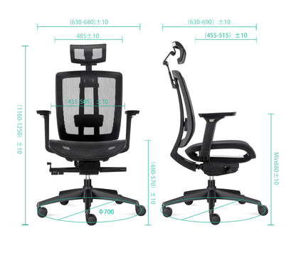 BENS 816-Ergo-3 Zwart