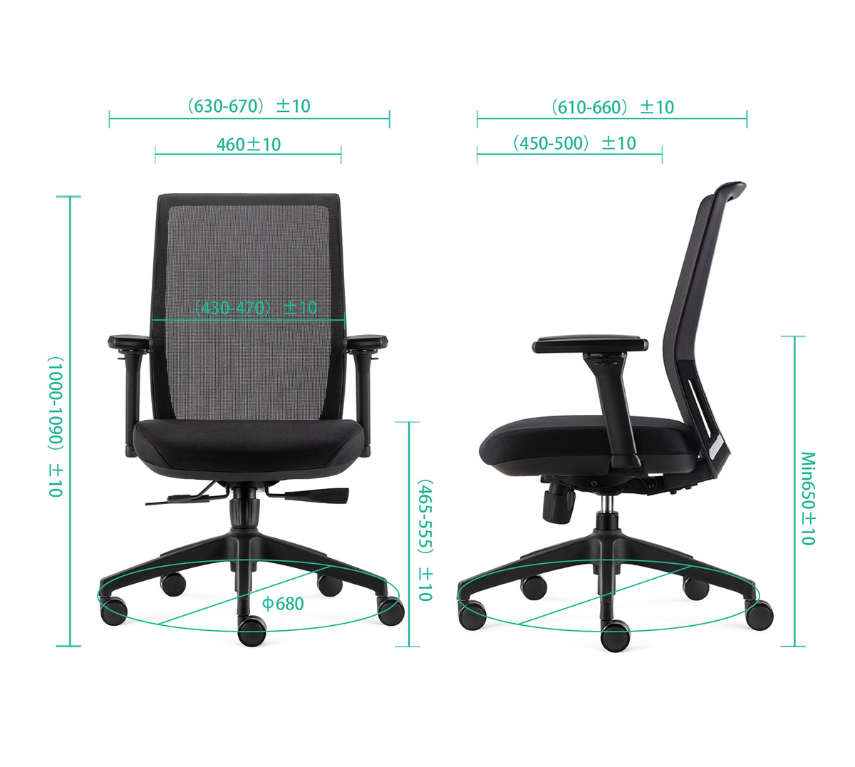 BENS 837-Ergo-4 Groen