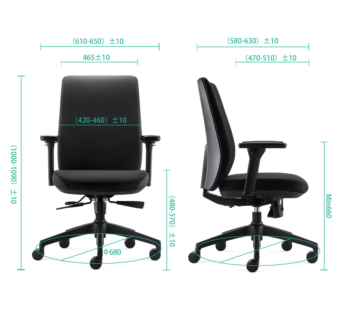 BENS 918-Ergo-4 Zwart